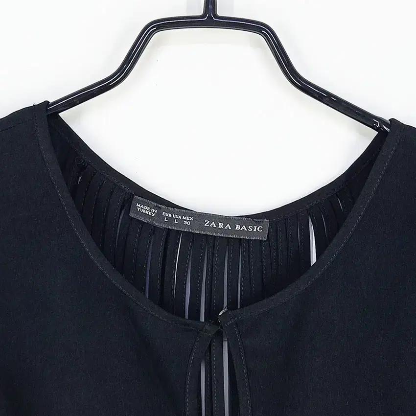자라 여성 백트임 민소매 미니원피스 블랙 (HU33441) 7