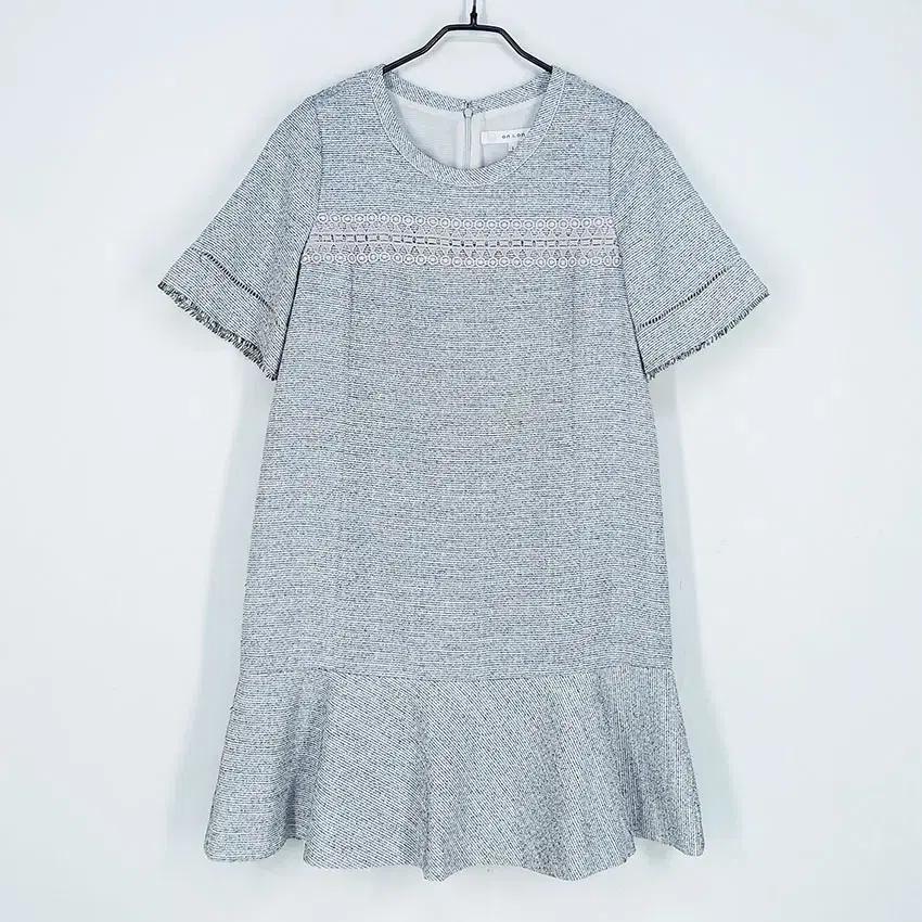 온앤온 여 레이스장식 보카시 미니원피스 그레이 (HU33406) 2