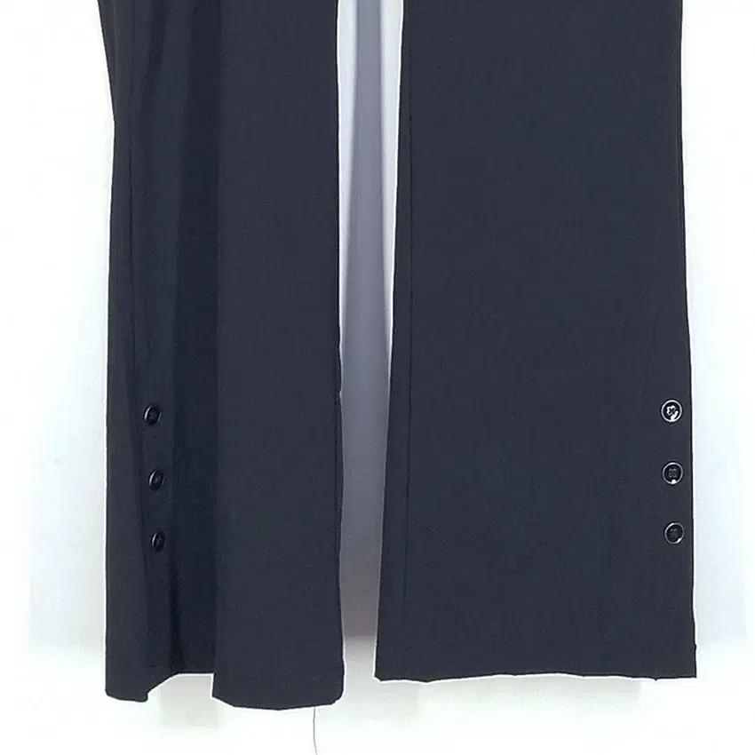 울시 여성 스판 바스락 일자핏 팬츠 블랙 (HU33365) 5