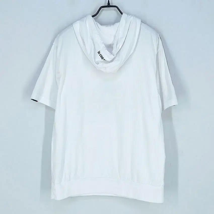 르꼬끄 여성 로고프린팅 후드반팔티 화이트90 (HU33308) 3