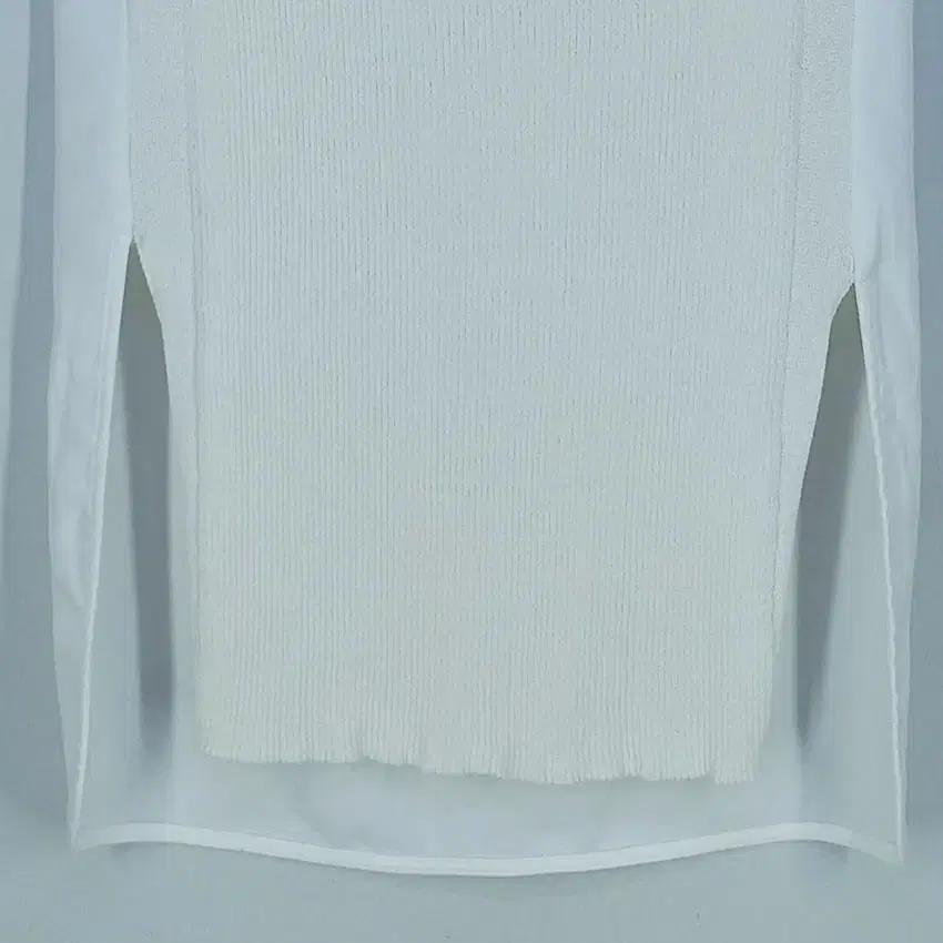 잇미샤 여성 백쉬폰 골지니트 반팔탑 아이보리82 (HU33219) 5