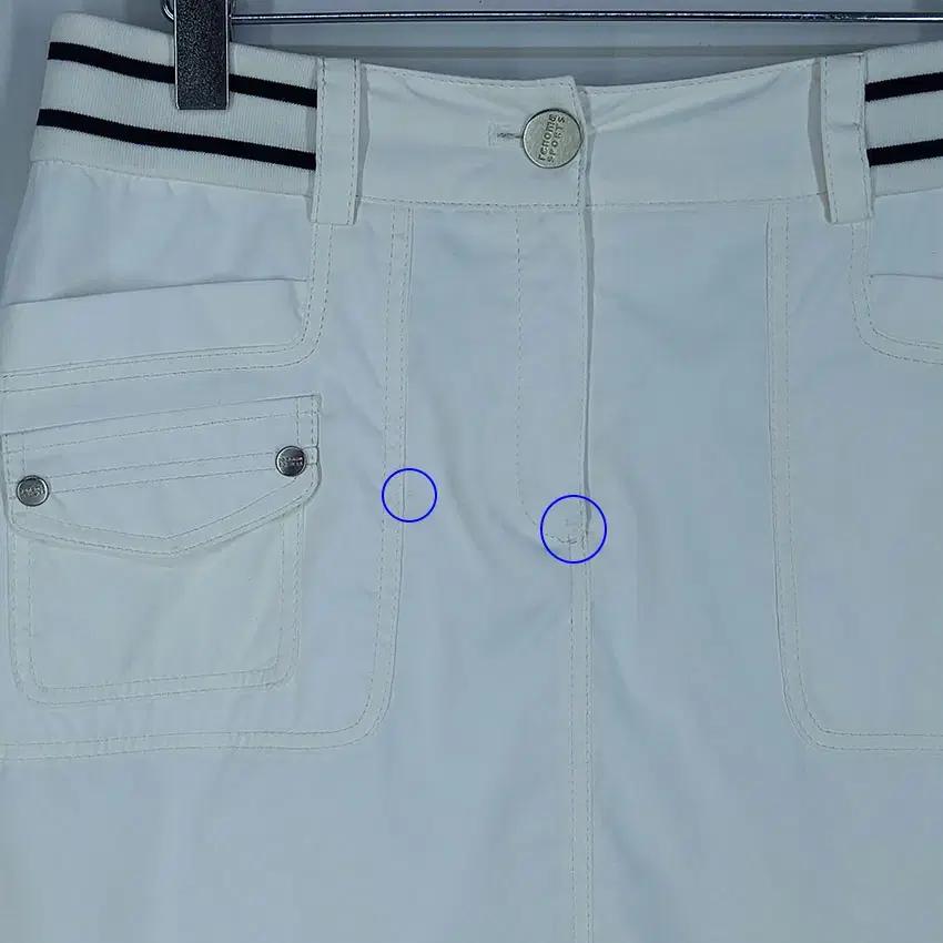 레노마 여성 뒷트임 미니 치마바지 아이보리 (HU33172) 9