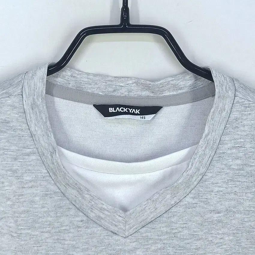블랙야크 아동 베스트레이어드 반팔티 그레이145 (HU33125) 7