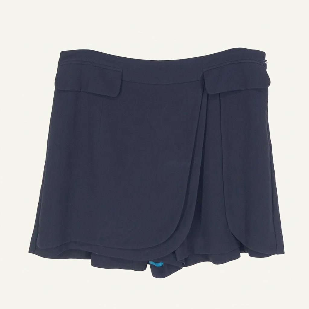질스튜어트 여 랩 폴리 미니팬츠 네이비70 (HU32992) 1