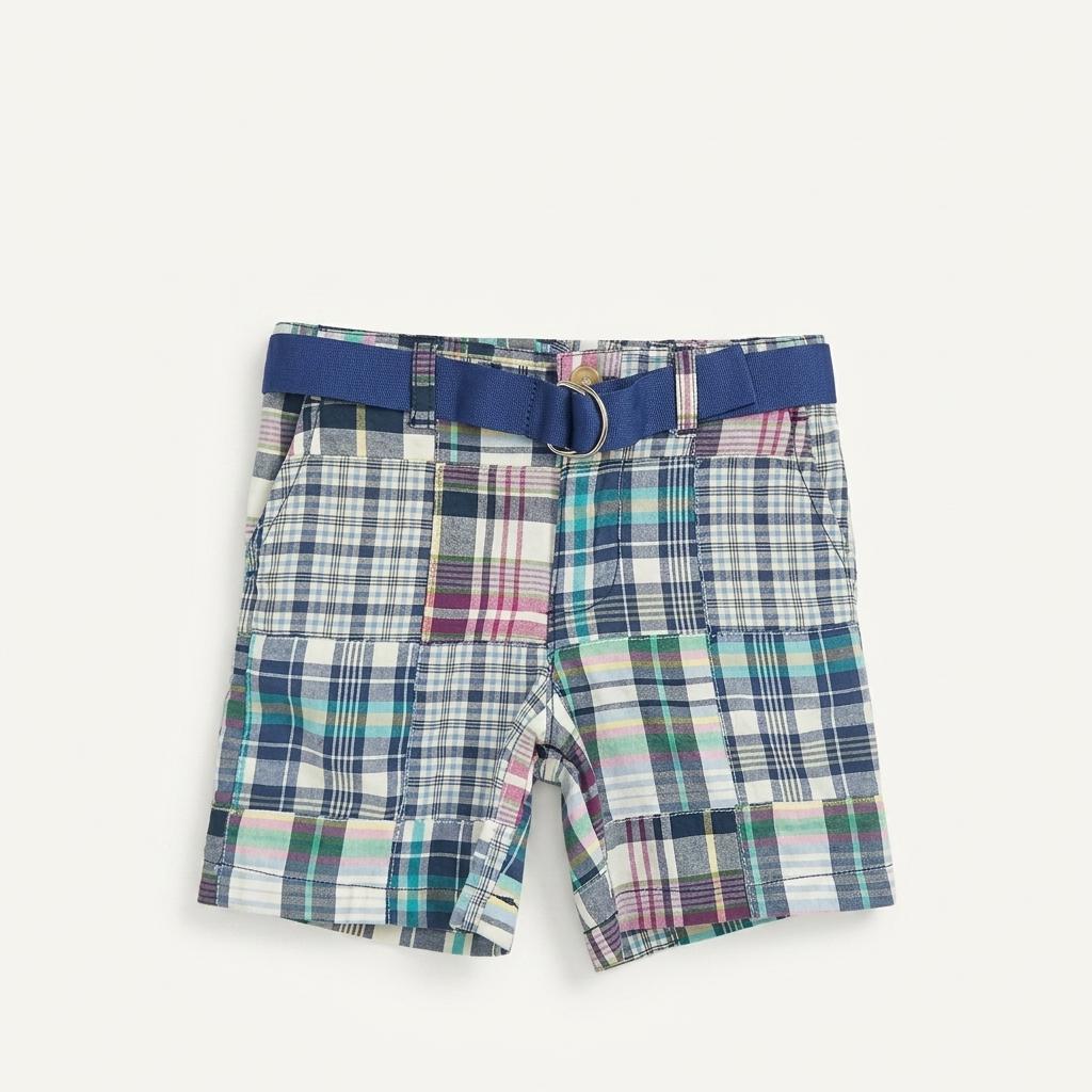 랄프로렌 유아동 체크 뒷밴딩 미니팬츠 네이비18M (HU32987) 1