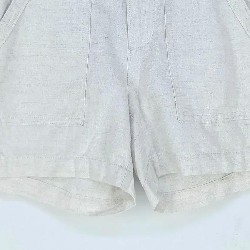 바나나리퍼블릭 여 린넨 여름 미니팬츠 오트밀 (HU32871) 5