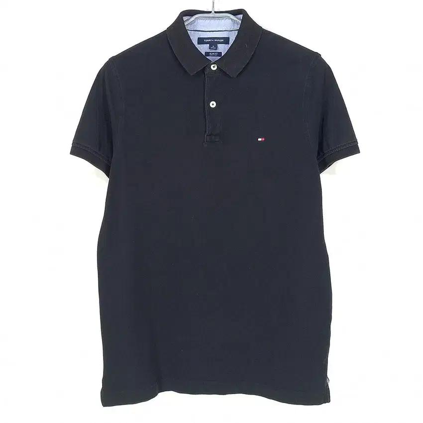 타미힐피거 남성 슬림핏 카라반팔티셔츠 블랙M (HU32859) 2