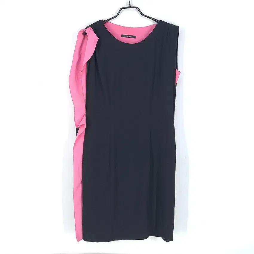 미니멈 여 백좌측지퍼 민소매 미니원피스 블랙85 (HU32851) 2