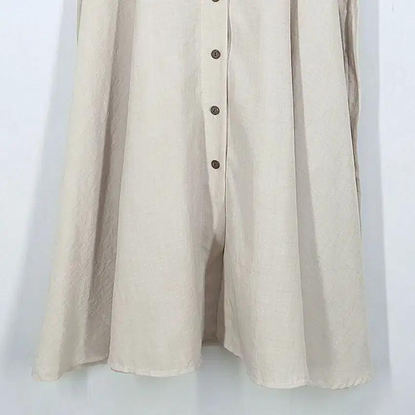 리안 여 허리끈 카라넥 미디원피스 오트밀85 (HU32746) 5
