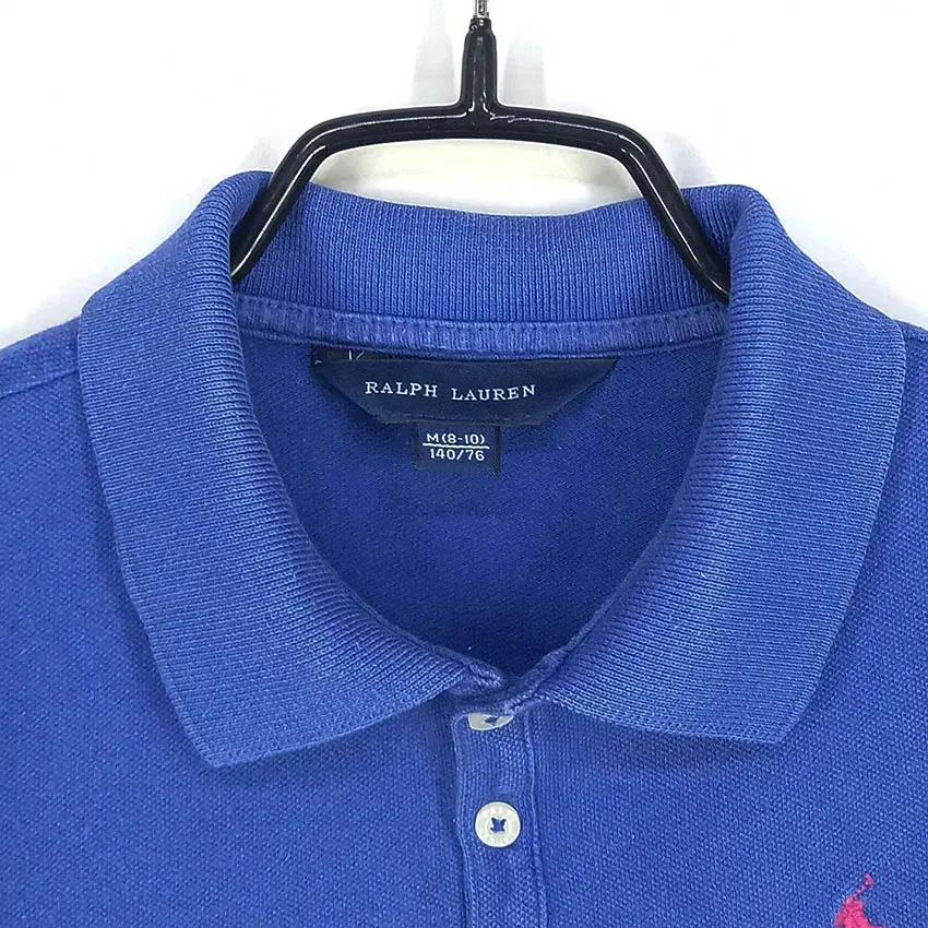 랄프로렌 아동 솔리드 카라반팔티 블루140(HU3267) 7