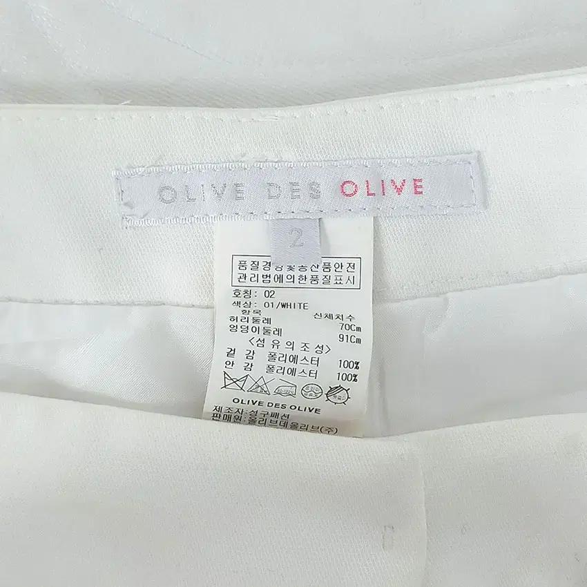 올리브데올리브 여 폴리 미니팬츠 연아이보리 (HU32598) 7