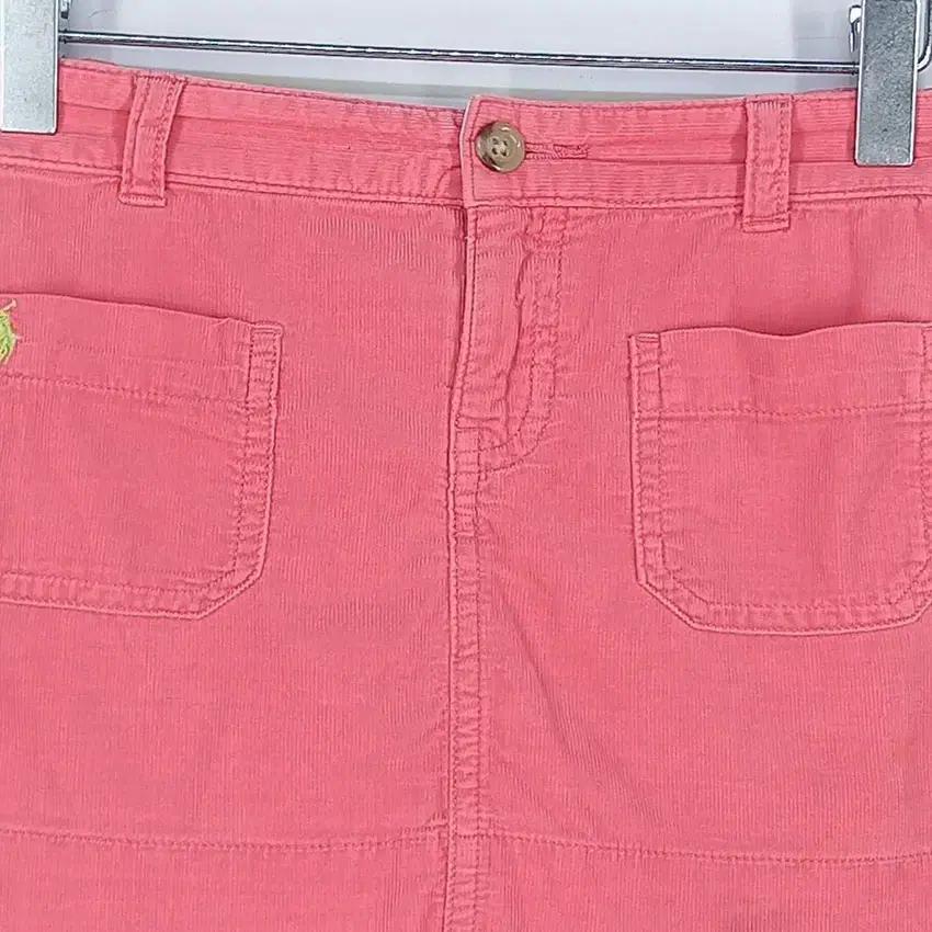 랄프로렌 아동 골덴 포켓 춘추용 치마바지 핑크6X (HU32592) 4