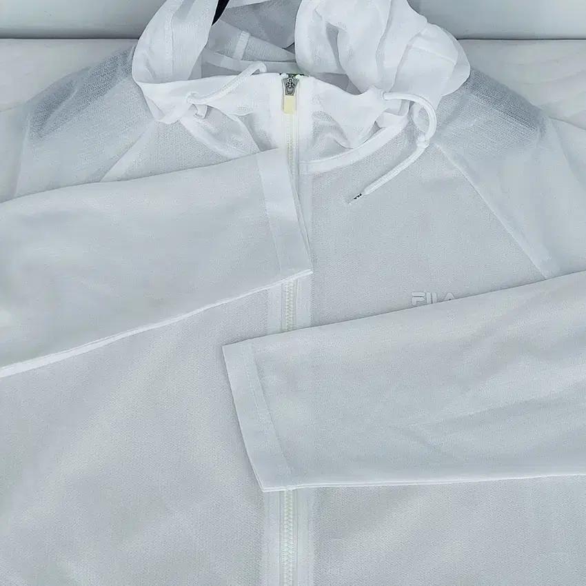 휠라 여성 얇은 시스루 후드집업 화이트 (HU32529) 6