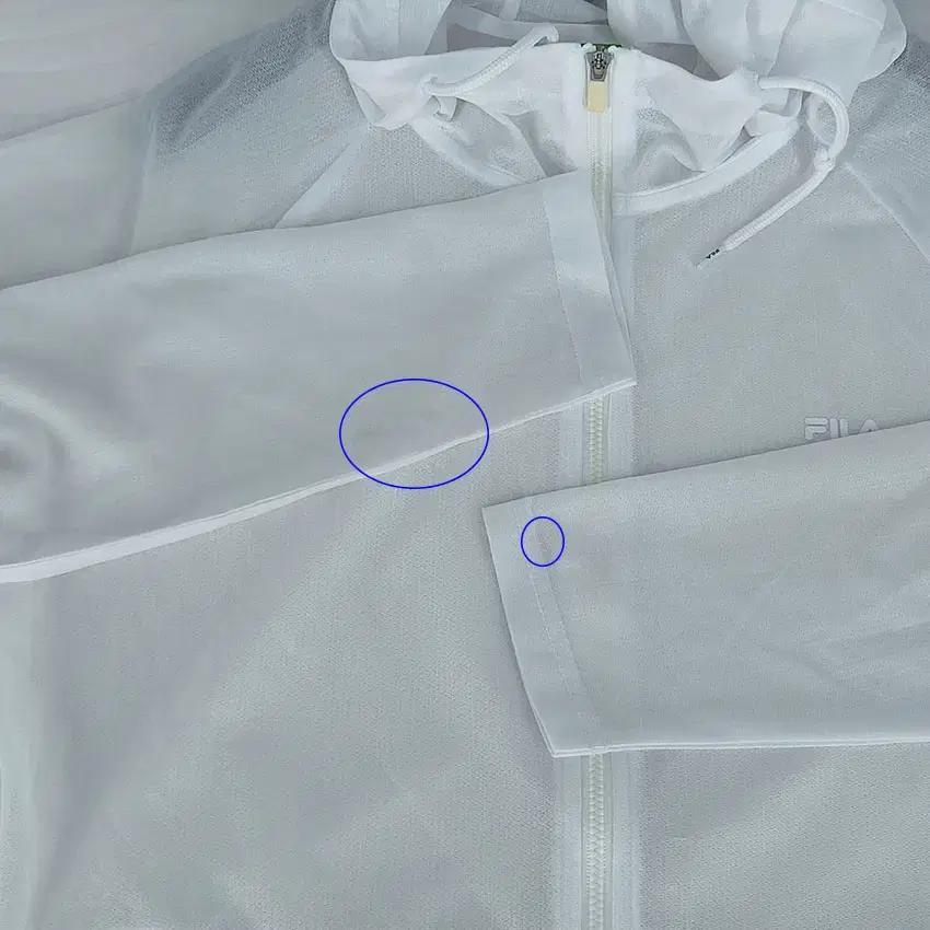 휠라 여성 얇은 시스루 후드집업 화이트 (HU32529) 10