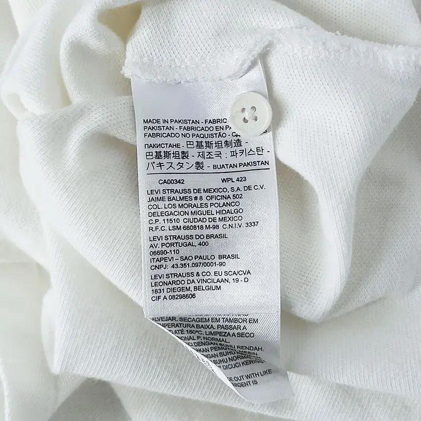 리바이스 여성 로고패치 카라반팔티 연아이보리S (HU32525) 9