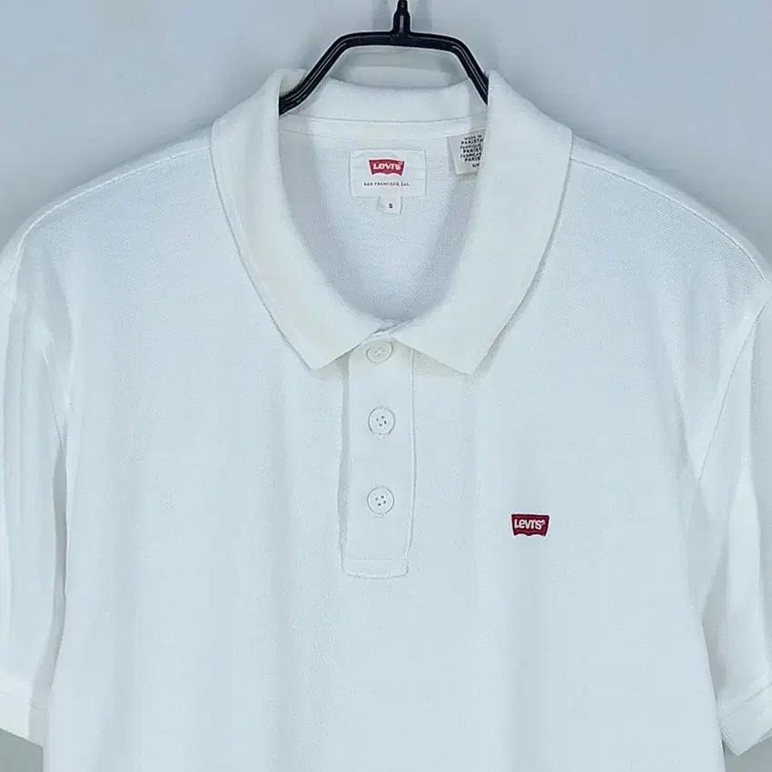 리바이스 여성 로고패치 카라반팔티 연아이보리S (HU32525) 4