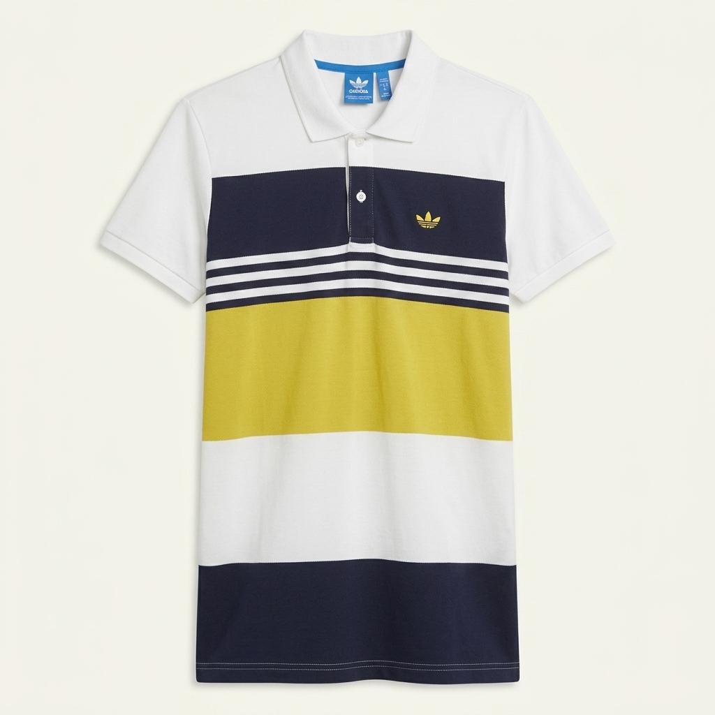 아디다스 남성 POLO 슬림 카라반팔티 화이트 (HU14343) 1