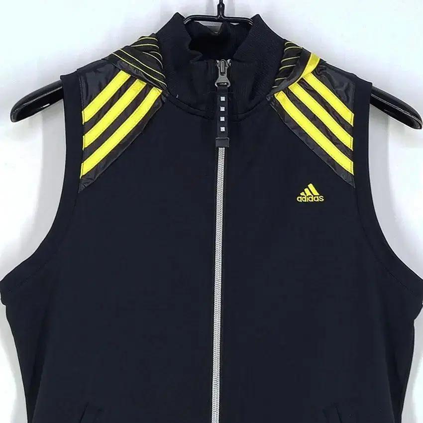 아디다스 여 COM I HD VEST민소매후드집업 블랙 (HU21549) 4