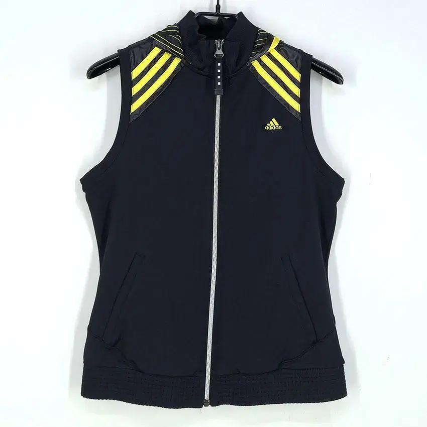 아디다스 여 COM I HD VEST민소매후드집업 블랙 (HU21549) 2