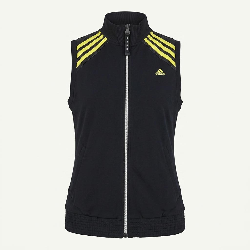 아디다스 여 COM I HD VEST민소매후드집업 블랙 (HU21549) 1
