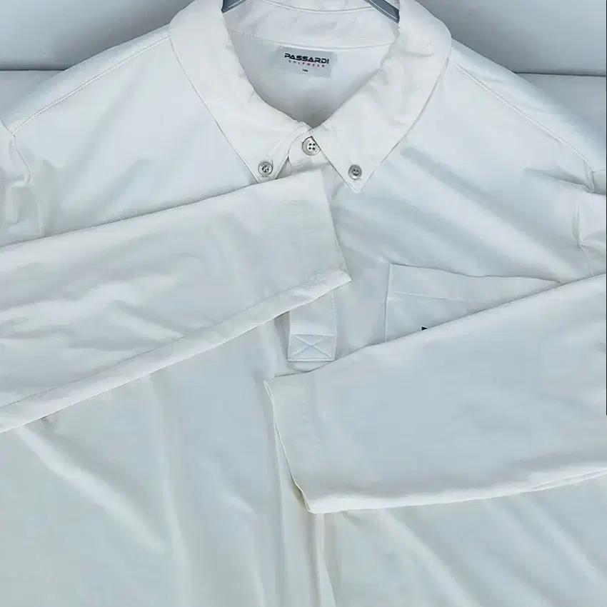 파사디 남성 스판끼 기능성 얇은 긴팔티 아이보리 (HU32389) 6