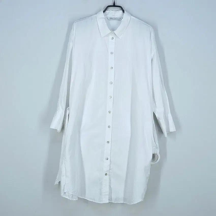 자라 여성 링벨트 셔츠원피스 화이트M (HU32376) 2