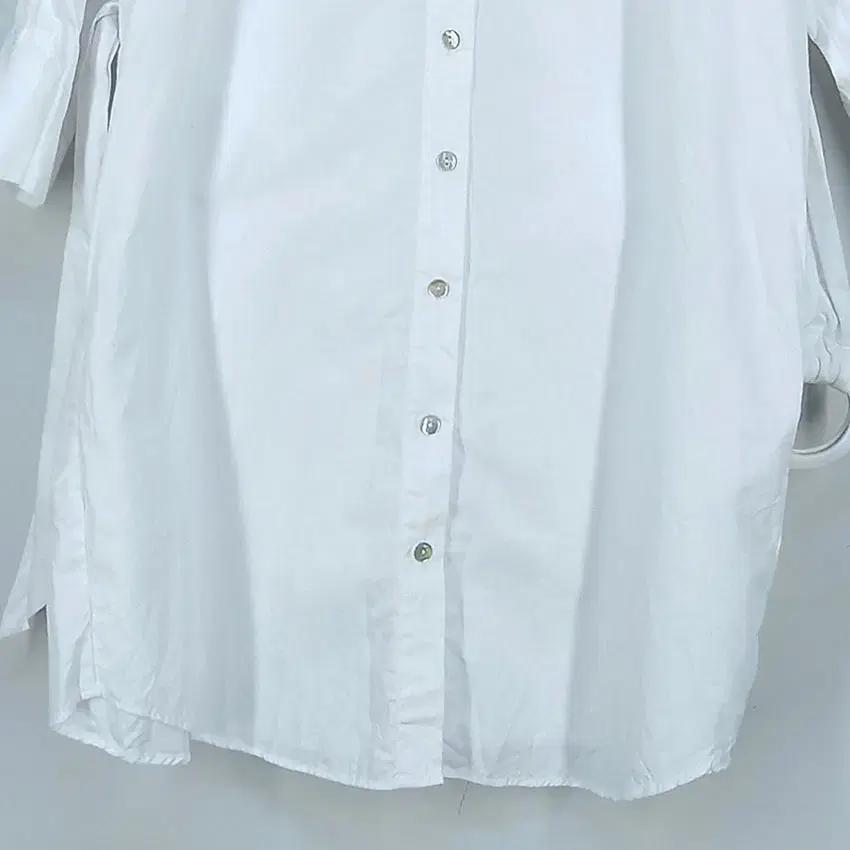 자라 여성 링벨트 셔츠원피스 화이트M (HU32376) 5