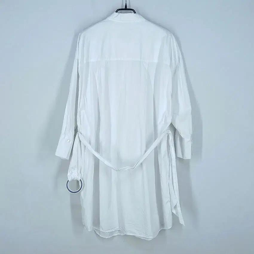 자라 여성 링벨트 셔츠원피스 화이트M (HU32376) 3