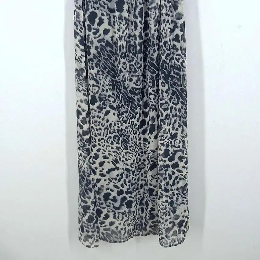 ITAN BAJU 레오파드 허리밴딩 롱원피스 블랙(HU23884) 5