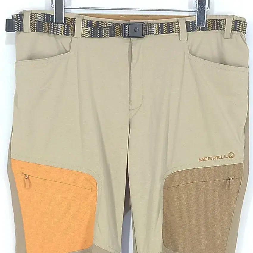 머렐 여성 일자핏 벨티드 등산팬츠 베이지30 (HU32297) 4