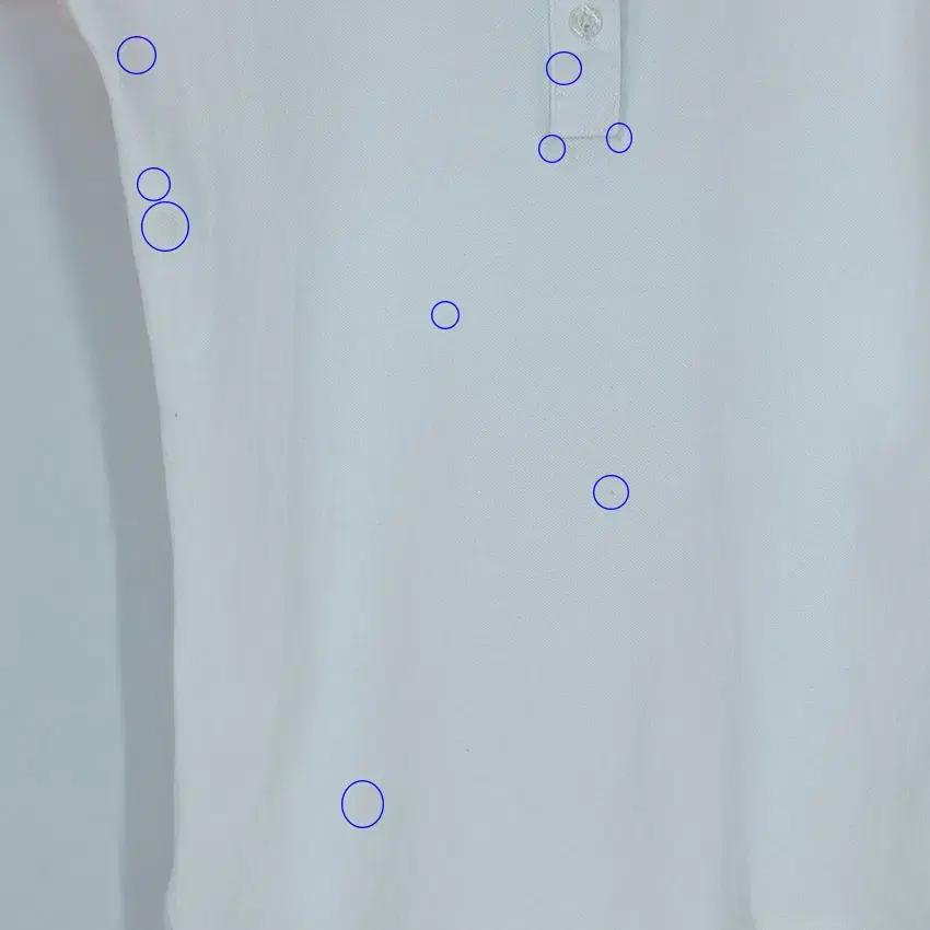 게스 여 형광배색 로고자수 카라반팔티 아이보리XS (HU32219) 9