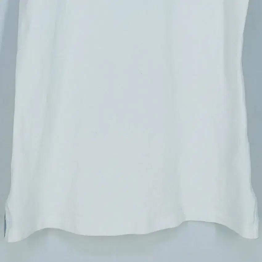 게스 여 형광배색 로고자수 카라반팔티 아이보리XS (HU32219) 5