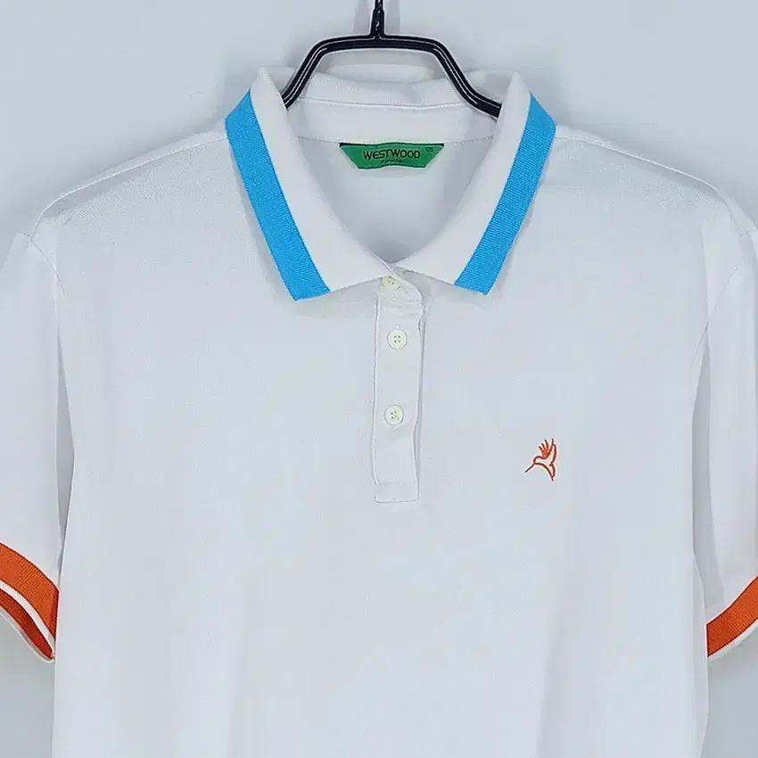 웨스트우드 여 배색 카라반팔티 화이트 (HU32252) 4
