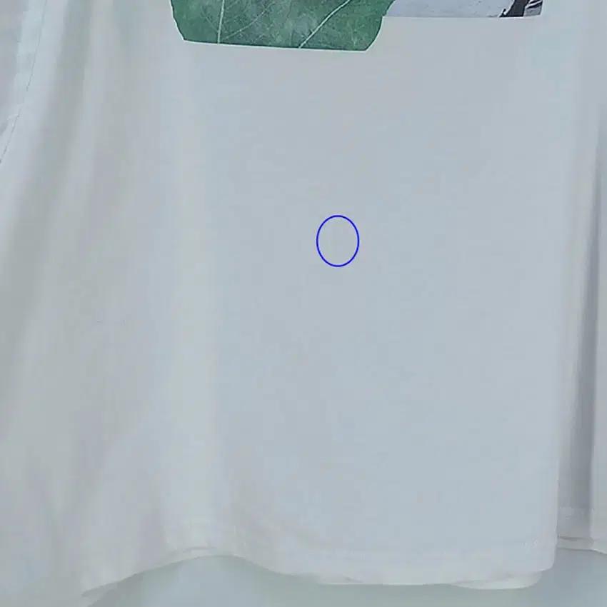 엔바이 여성 프린팅 가오리핏 반팔티 연아이보리F (HU32193) 9