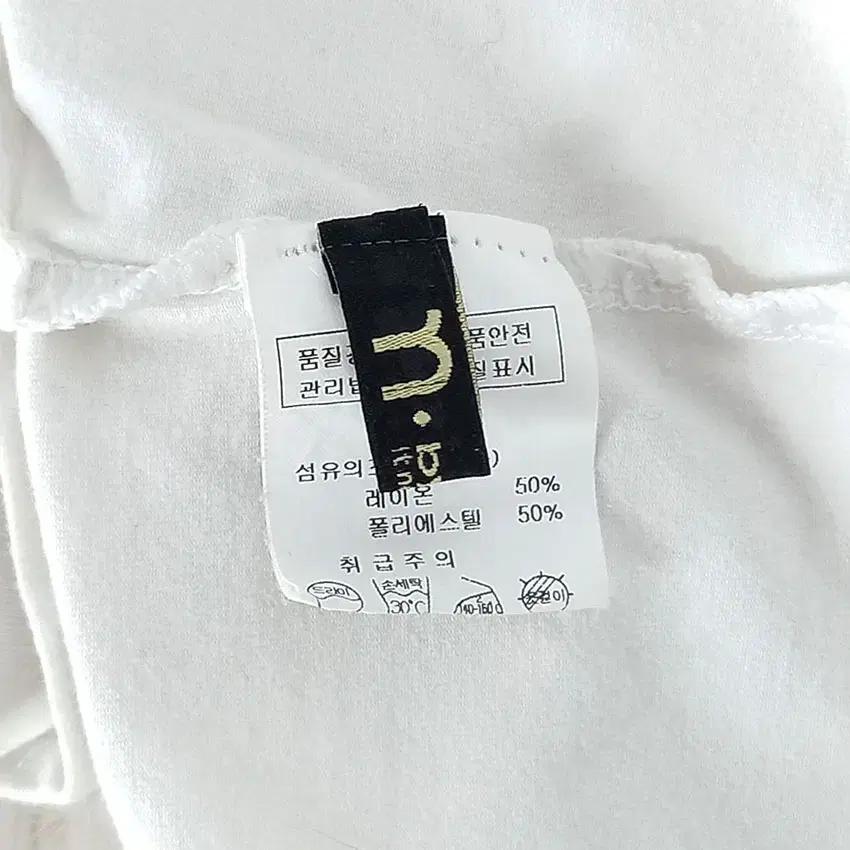 엔바이 여성 프린팅 가오리핏 반팔티 연아이보리F (HU32193) 7