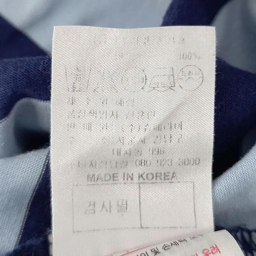 카운테스마라 남 코튼 배색 카라반팔탑 다크블루95 (HU22836) 9