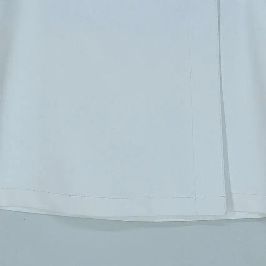 먼싱웨어 여 자수로고 스판끼 미니 랩스커트 아이보리 (HU24290) 5