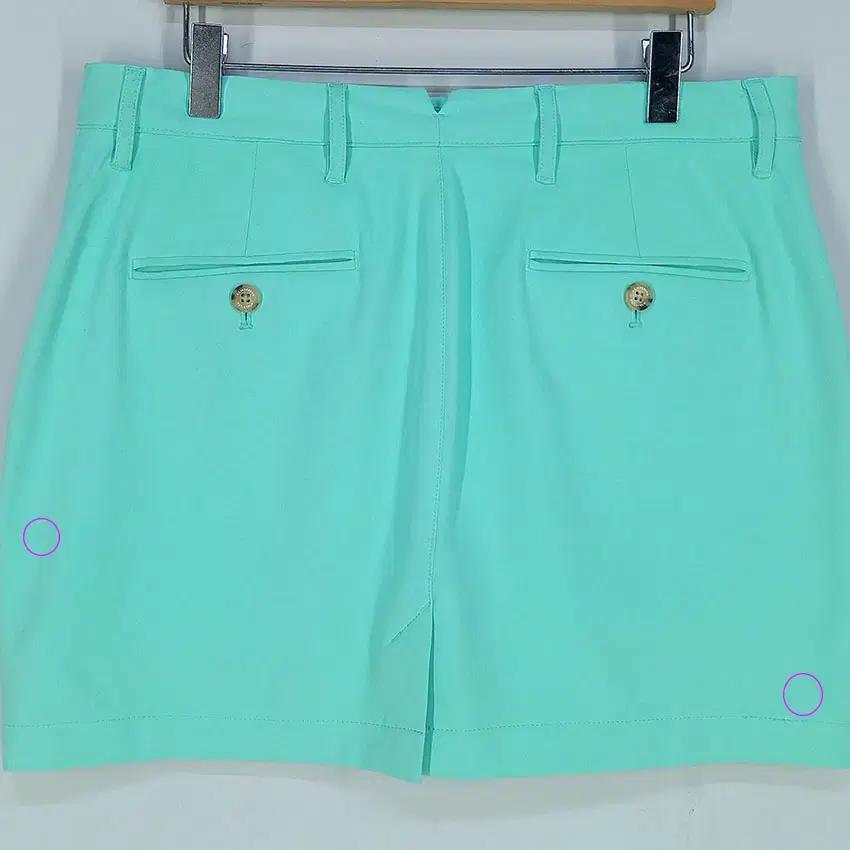 제이린드버그 여성 솔리드 미니 치마바지 민트 (HU32050) 8