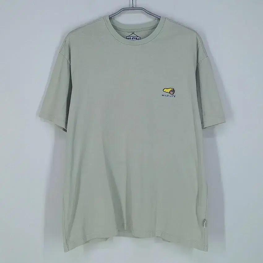윌드라이프 남 코튼 라운드반팔탑 라이트그린 (HU23578) 2