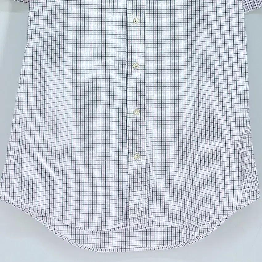 랄프로렌 남 미니로고 체크배색 반팔셔츠 핑크 (HU31914) 5