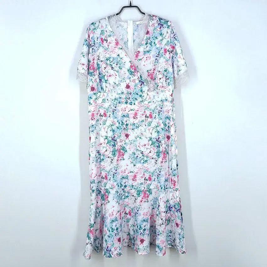 지지피엑스 여 레이스라인 플라워 미디원피스 화이트 (HU24634) 2