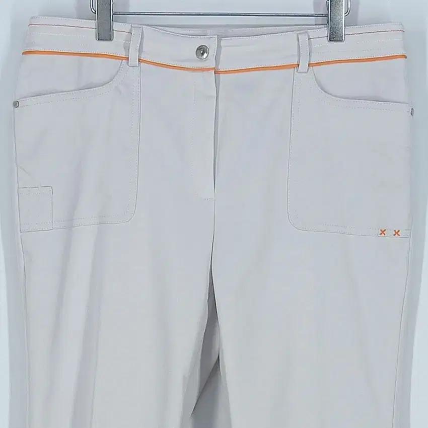 최경주 여성 폴리 일자핏 골프팬츠 그레이 (HU31869) 4
