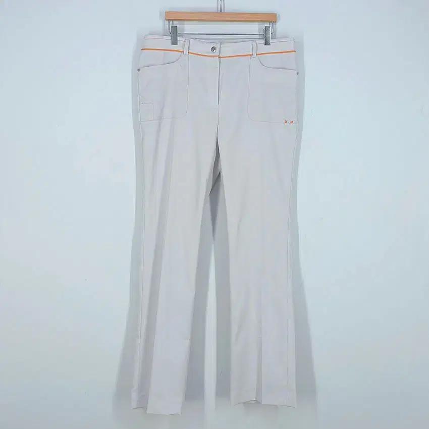 최경주 여성 폴리 일자핏 골프팬츠 그레이 (HU31869) 2
