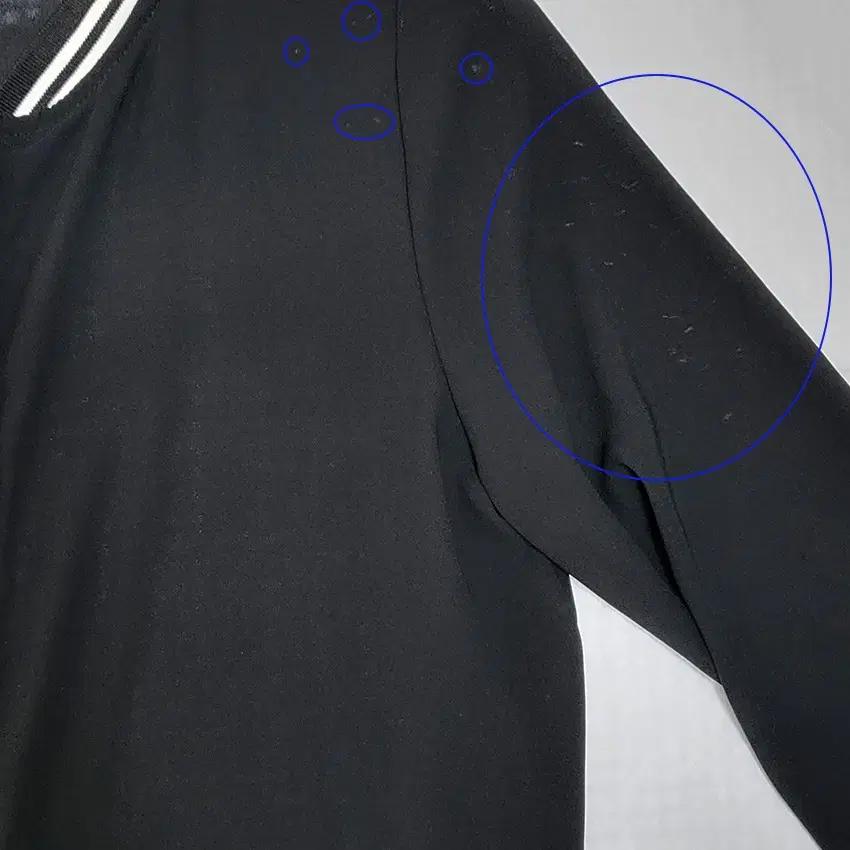 케네스레이디 여 패치 시스루 쉬폰 롱자켓 블랙F (HU31779) 9