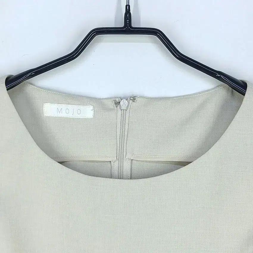 모조 여성 폴리 민소매 블라우스 연베이지86 (HU31767) 7