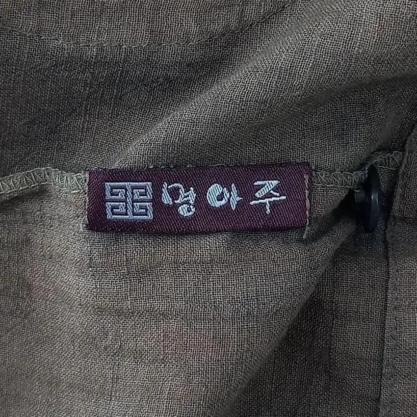 명아주 여 가오리핏 허리스트링끈 블라우스 브라운F (HU23092) 7