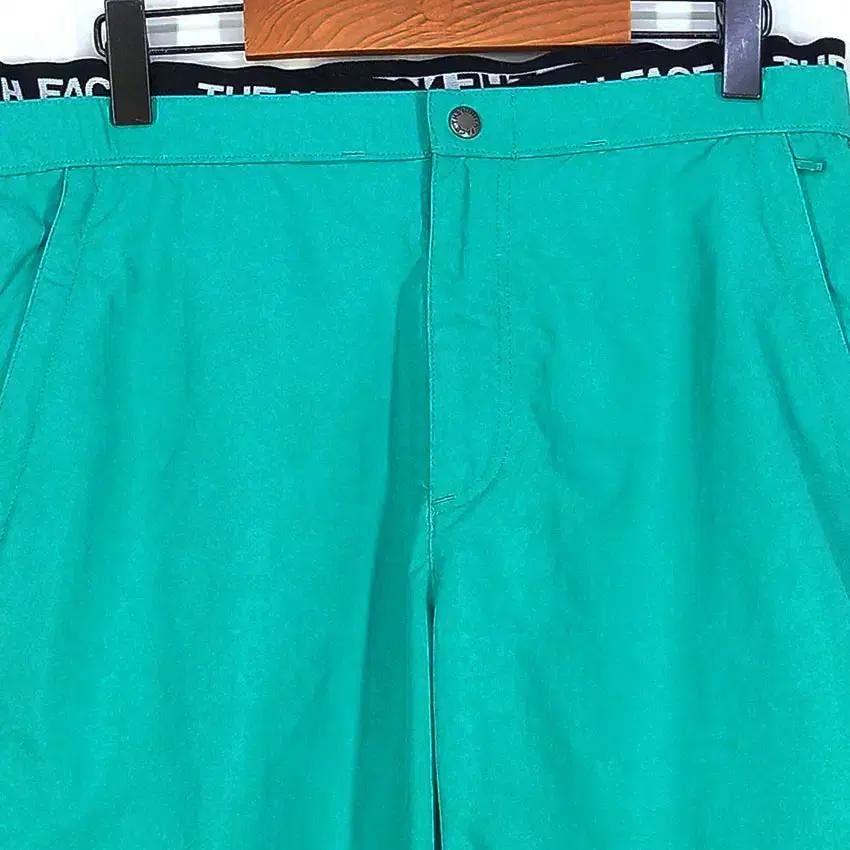 노스페이스 남성 나일론 허리로고 반바지 그린75 (HU31675) 4