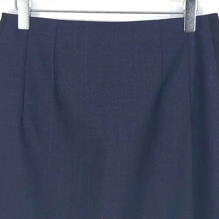 까르뱅  여성 배색 춘하 미니스커트 네이비 (HU31660) 4