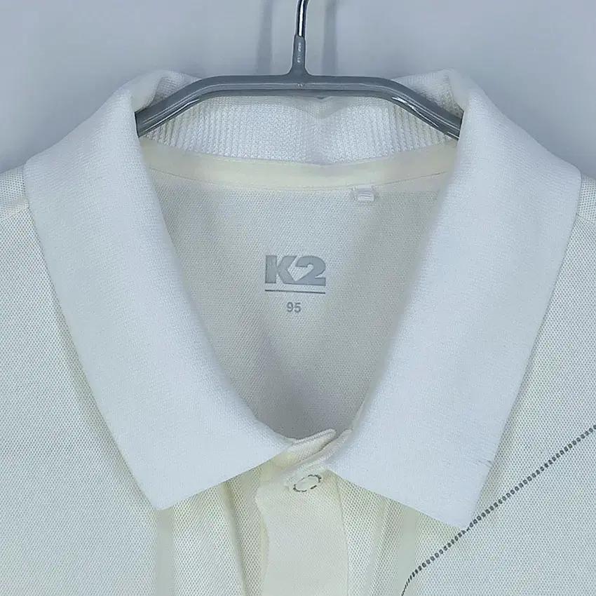 케이투 남성 쿨링 슬림 카라반팔티 크림95 (HU31614) 7