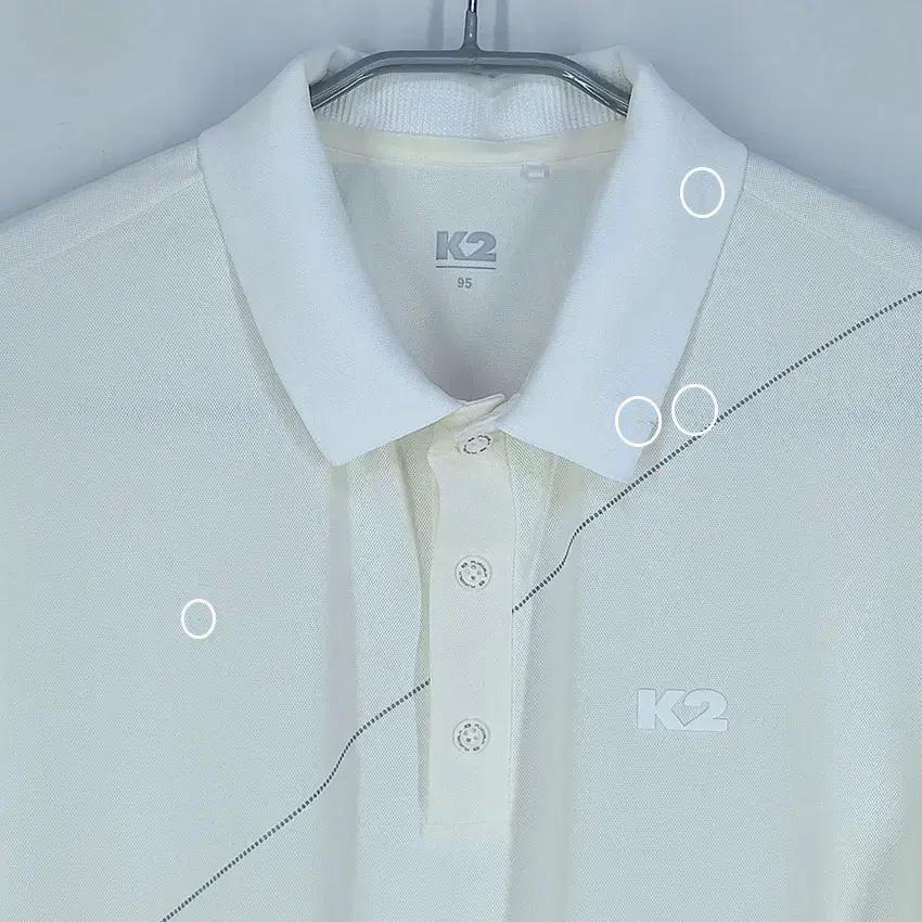 케이투 남성 쿨링 슬림 카라반팔티 크림95 (HU31614) 9